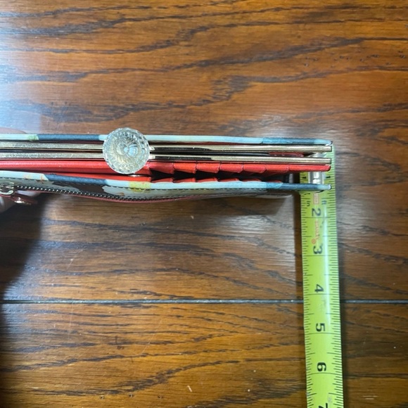 Ted Baker Womens Black Brembo Opulent Bloom Print Matinee wallet clutch London - Picture 6 of 12